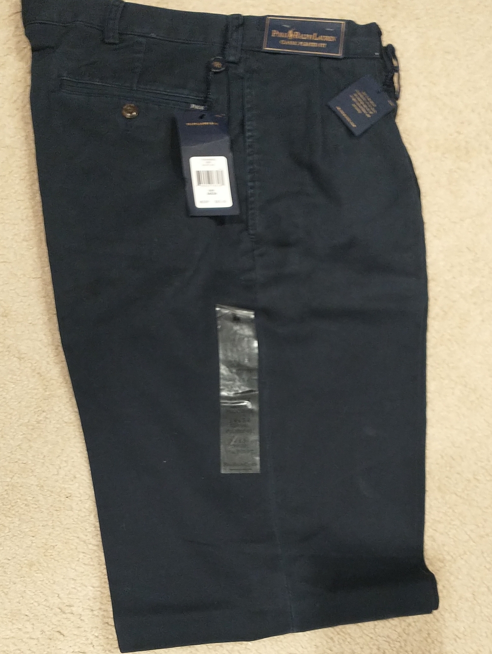 Polo by Ralph Lauren Navy Classic Straight Chino Pants